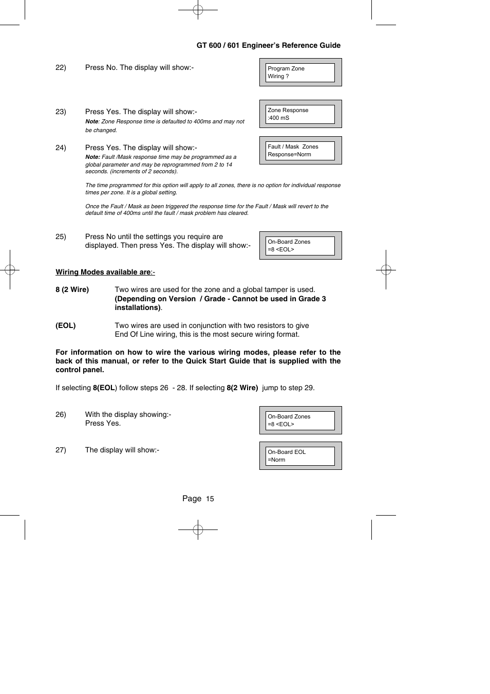 Page | RISCO Group Gardtec GT600 User Manual | Page 17 / 128