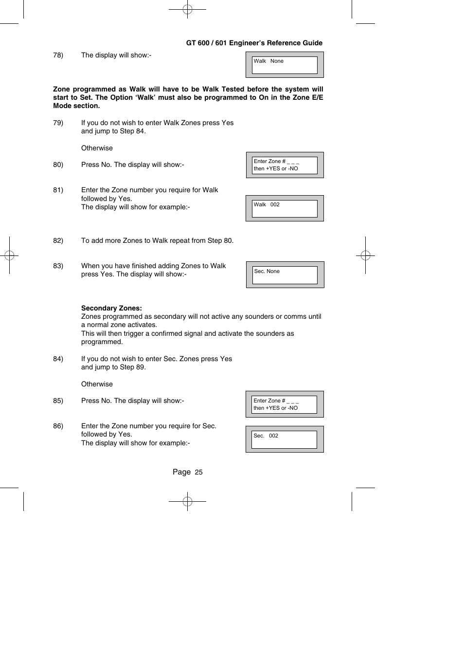 RISCO Group Gardtec GT600 User Manual | Page 27 / 128