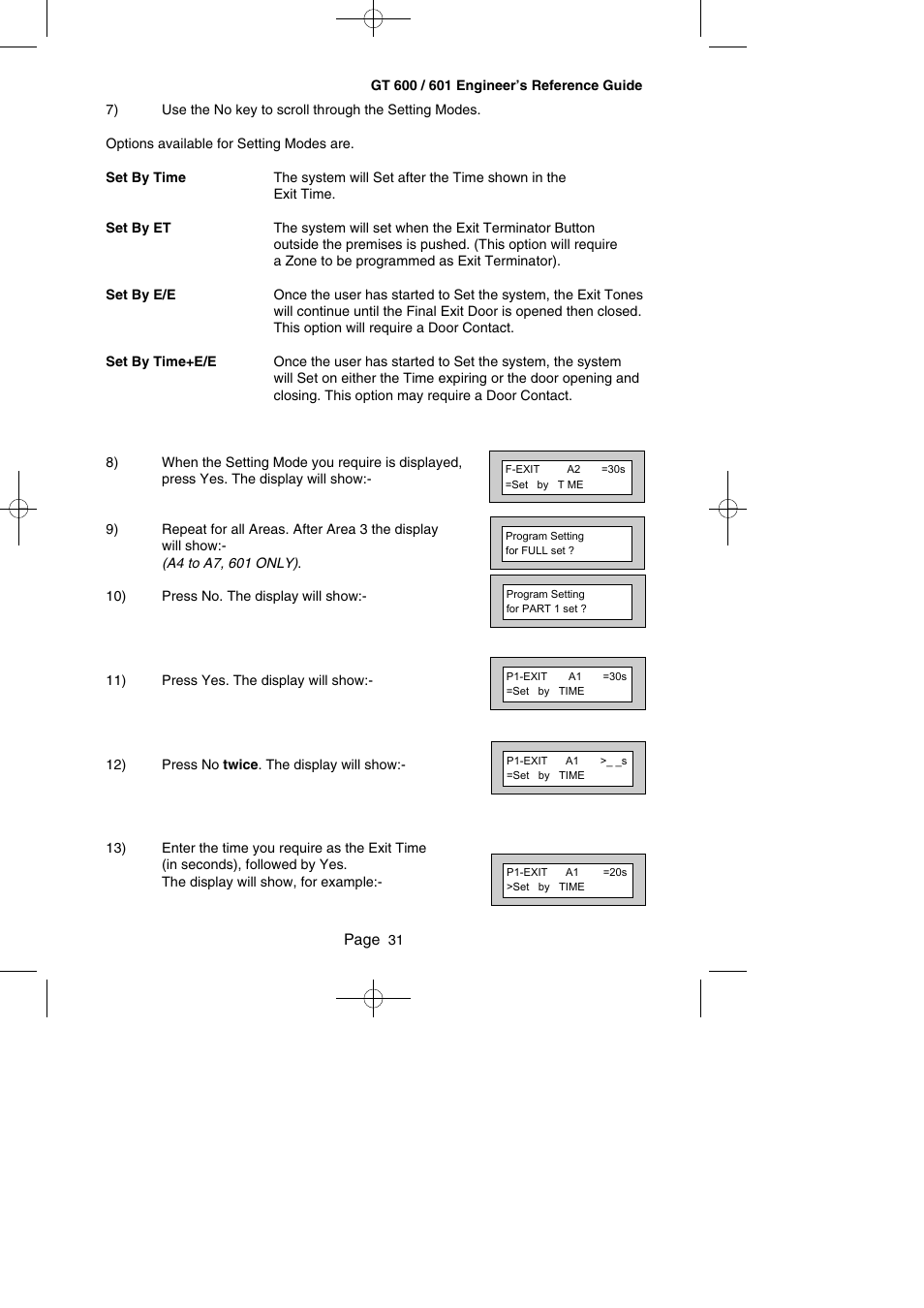 RISCO Group Gardtec GT600 User Manual | Page 33 / 128