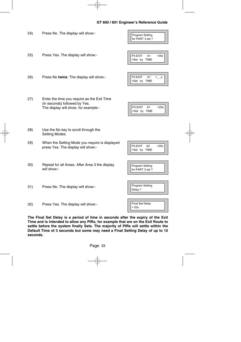 RISCO Group Gardtec GT600 User Manual | Page 35 / 128