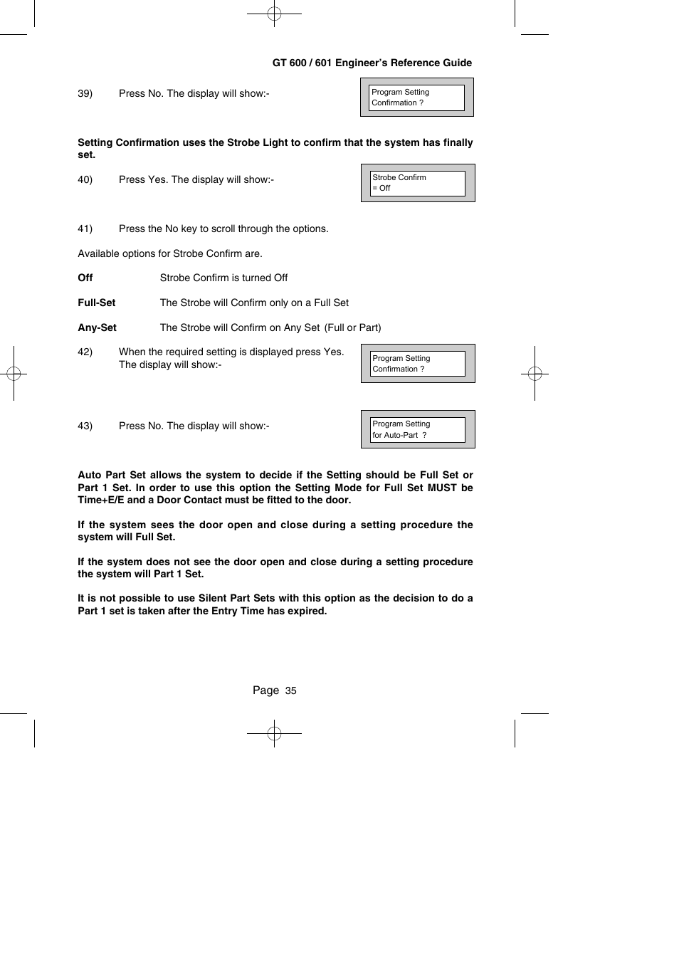 RISCO Group Gardtec GT600 User Manual | Page 37 / 128