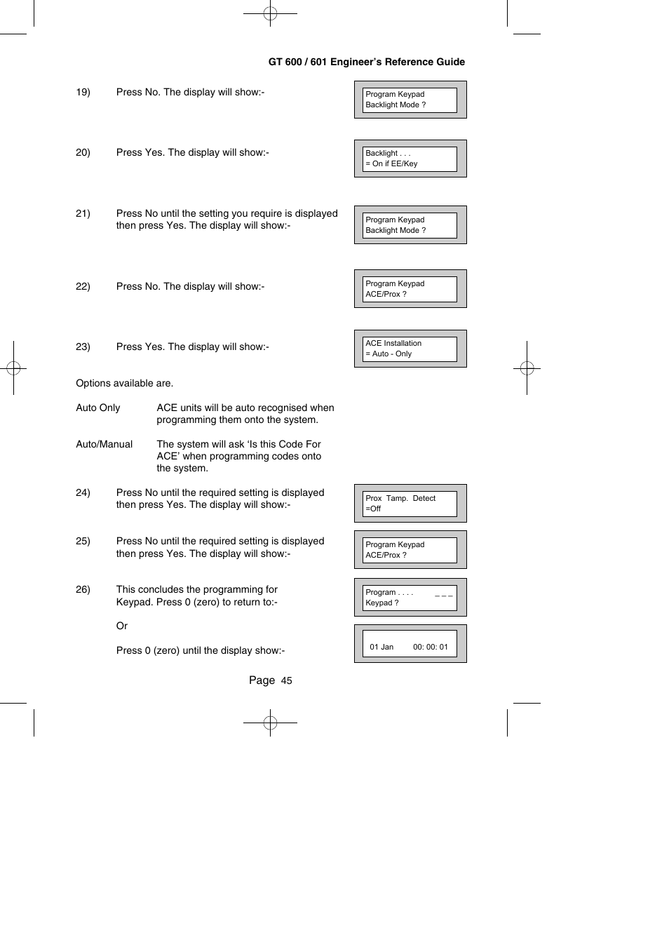 RISCO Group Gardtec GT600 User Manual | Page 47 / 128