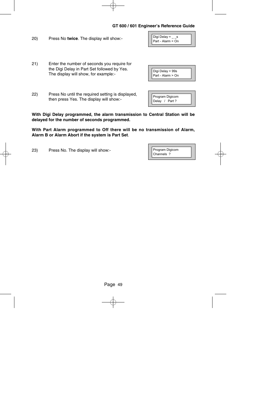 RISCO Group Gardtec GT600 User Manual | Page 51 / 128