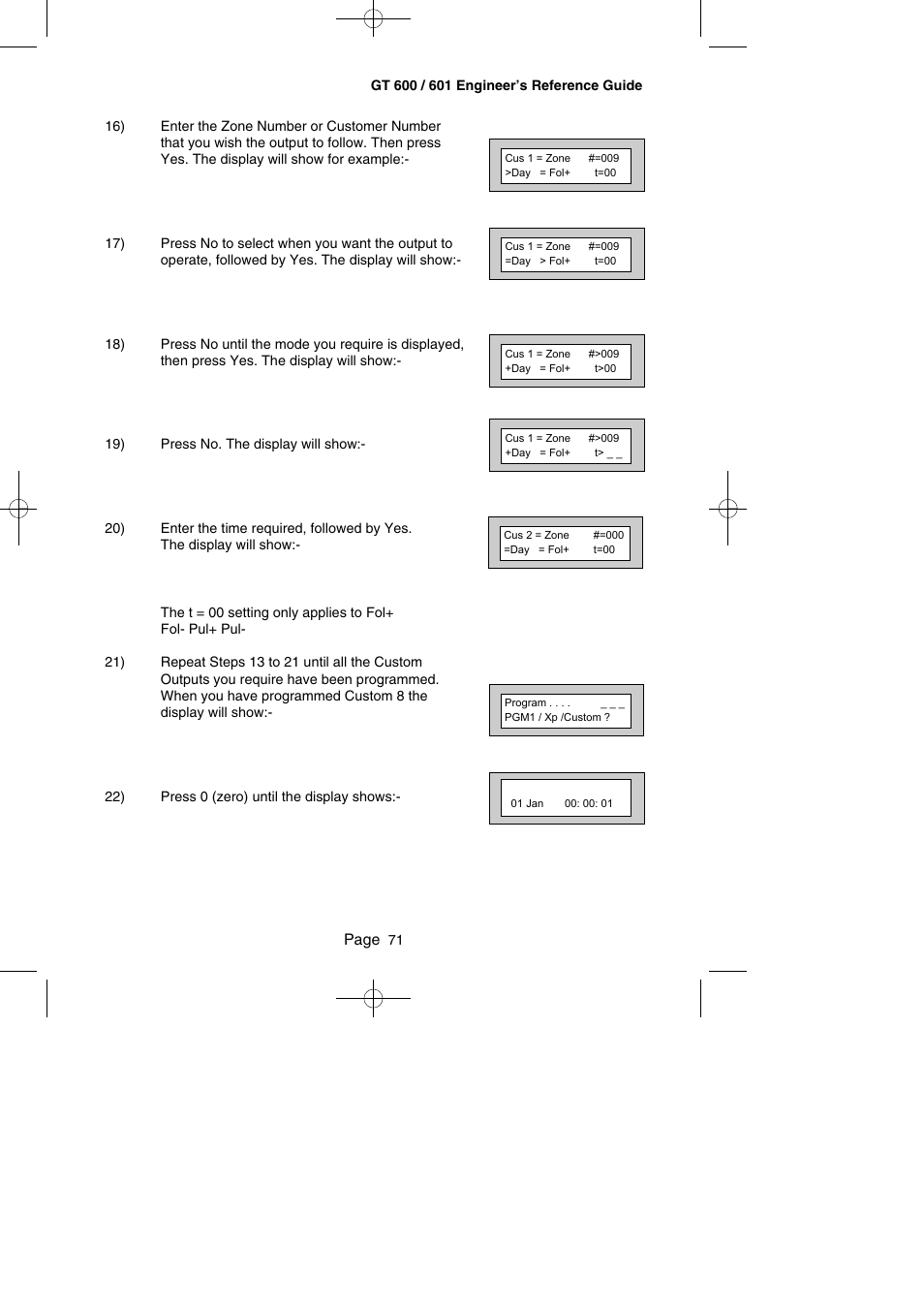 Page | RISCO Group Gardtec GT600 User Manual | Page 73 / 128