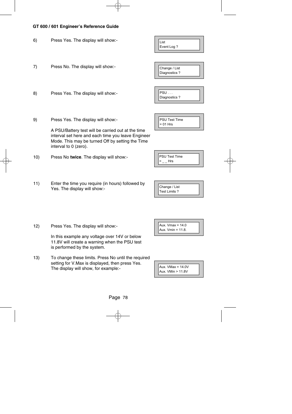 RISCO Group Gardtec GT600 User Manual | Page 80 / 128