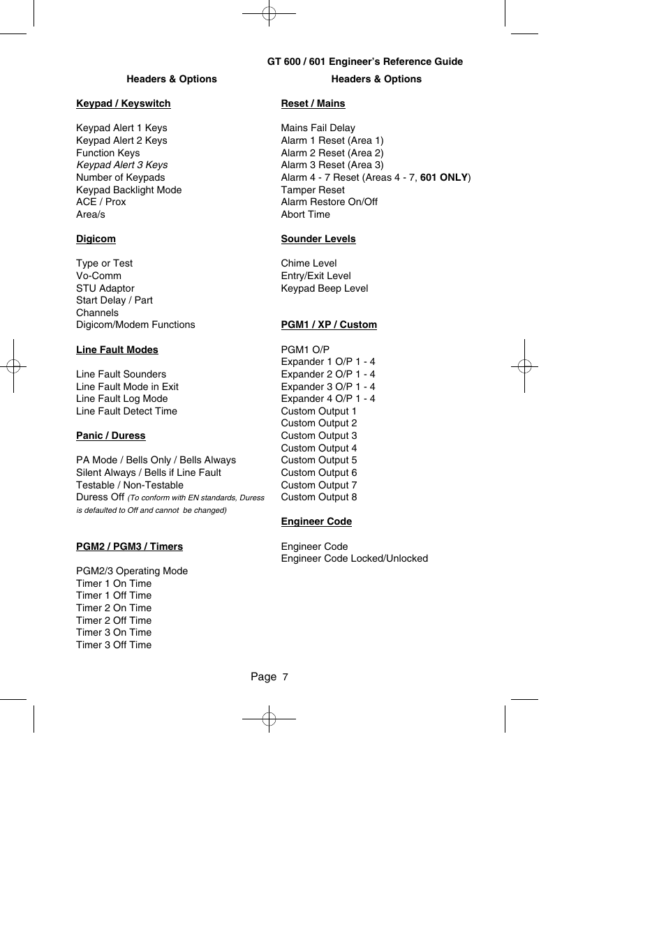 RISCO Group Gardtec GT600 User Manual | Page 9 / 128