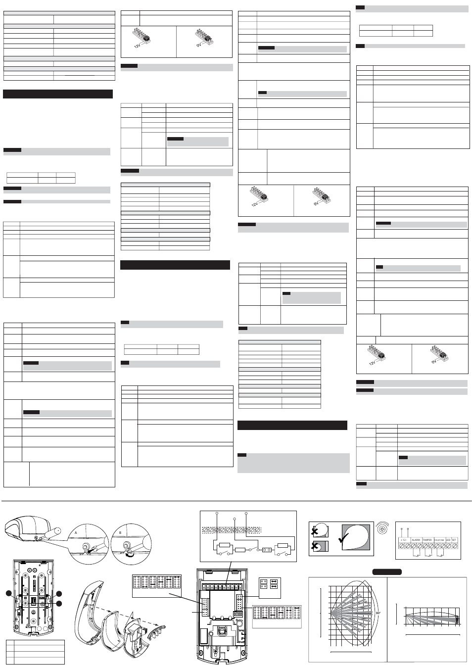 Nederlands, Español, Português | RISCO Group BWare DT AM Grade 3 User Manual | Page 2 / 2