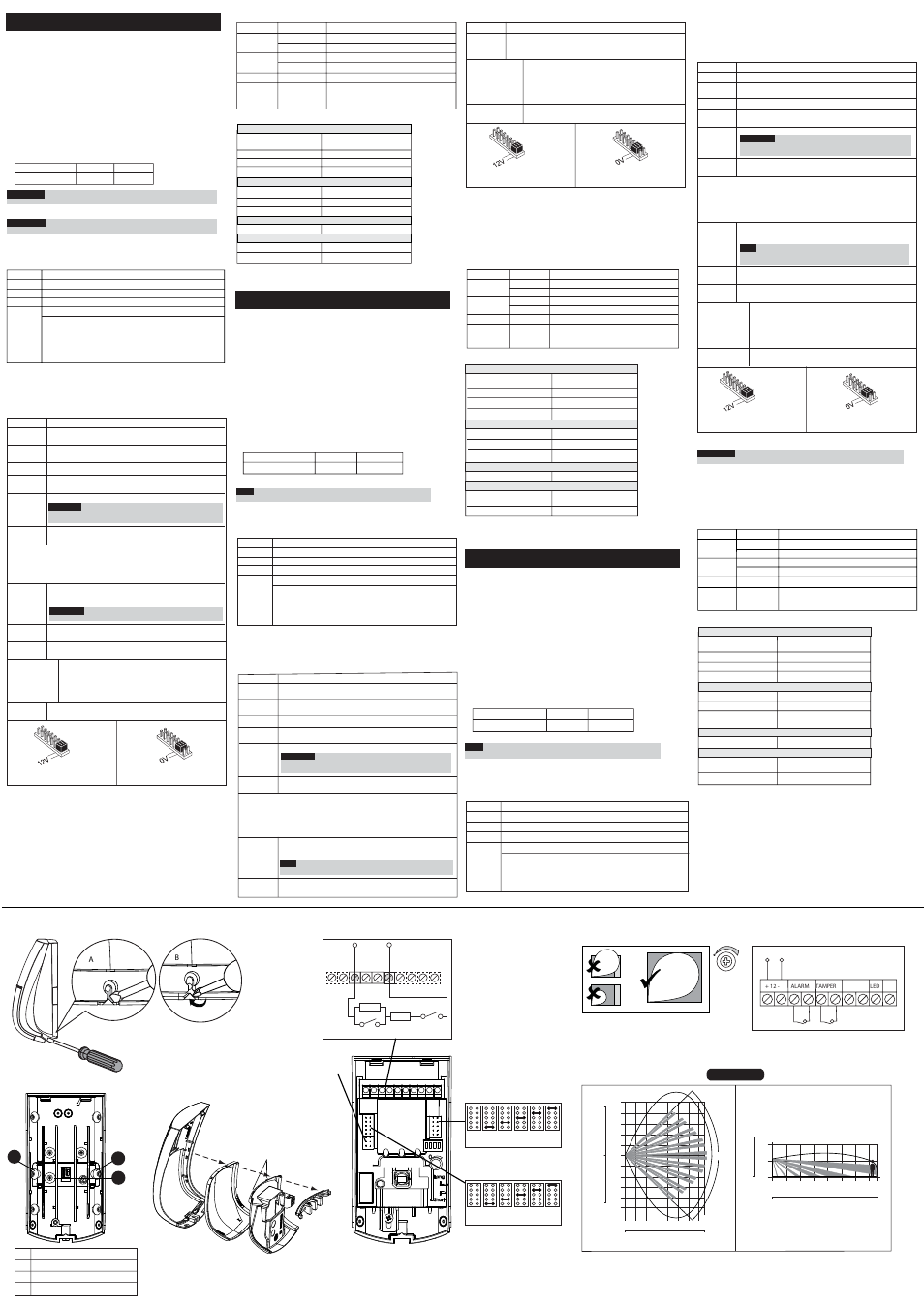 Nederlands, Español, Português | RISCO Group BWare G2 515DTGL User Manual | Page 2 / 2