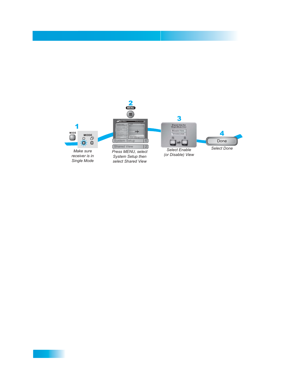 Sing, Hared, Odulator | Etup, Modulator setup, Chapter 11, Using shared view | Dish Network DuoDVR ViP 722_TOC User Manual | Page 34 / 158