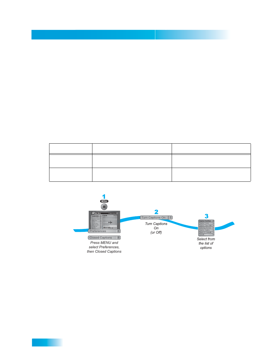 Sing, Losed, Aptioning | Using closed captioning, Chapter 11 | Dish Network DuoDVR ViP 722_TOC User Manual | Page 38 / 158
