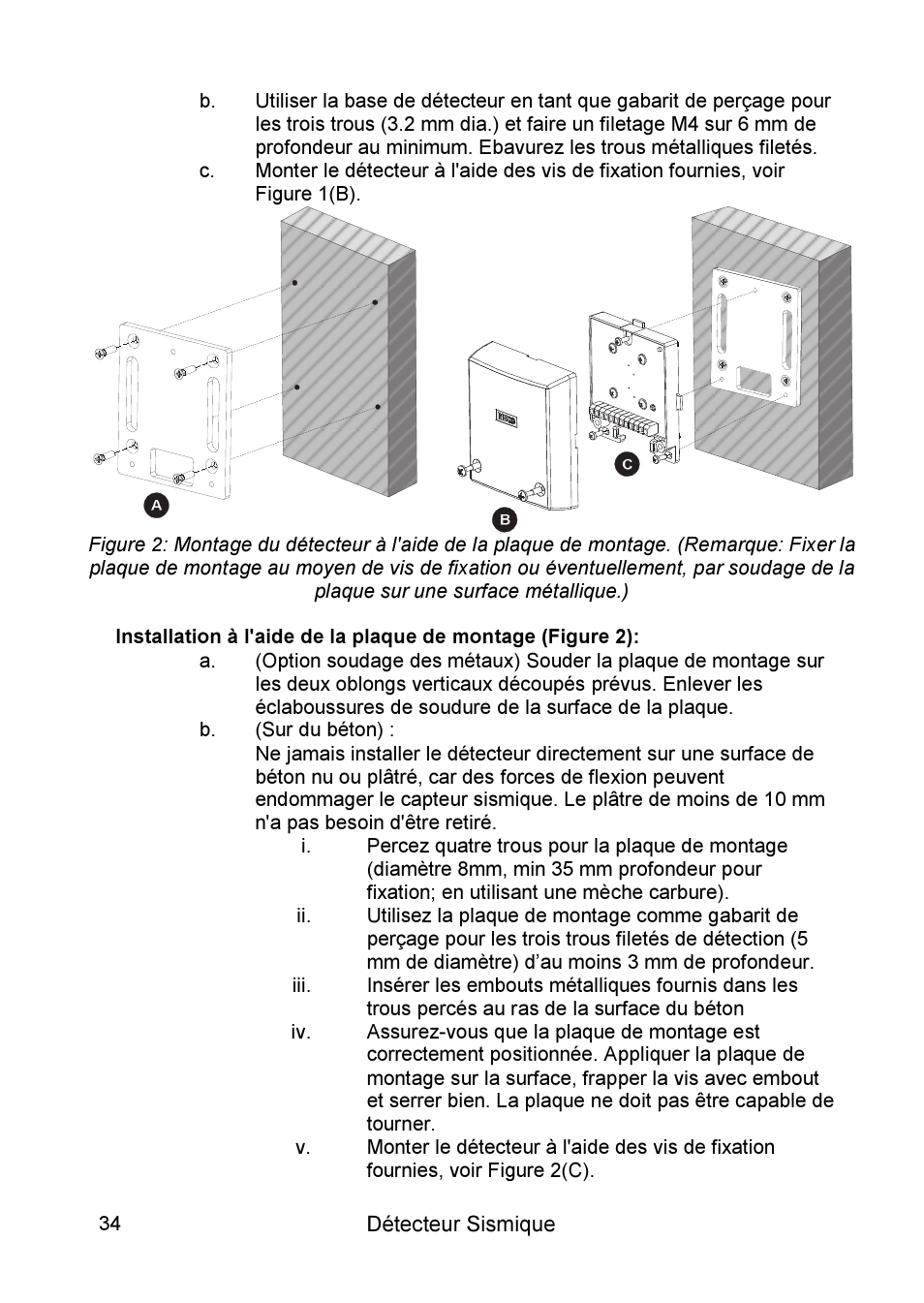 RISCO Group SEISMIC Detector RK66S User Manual | Page 34 / 60