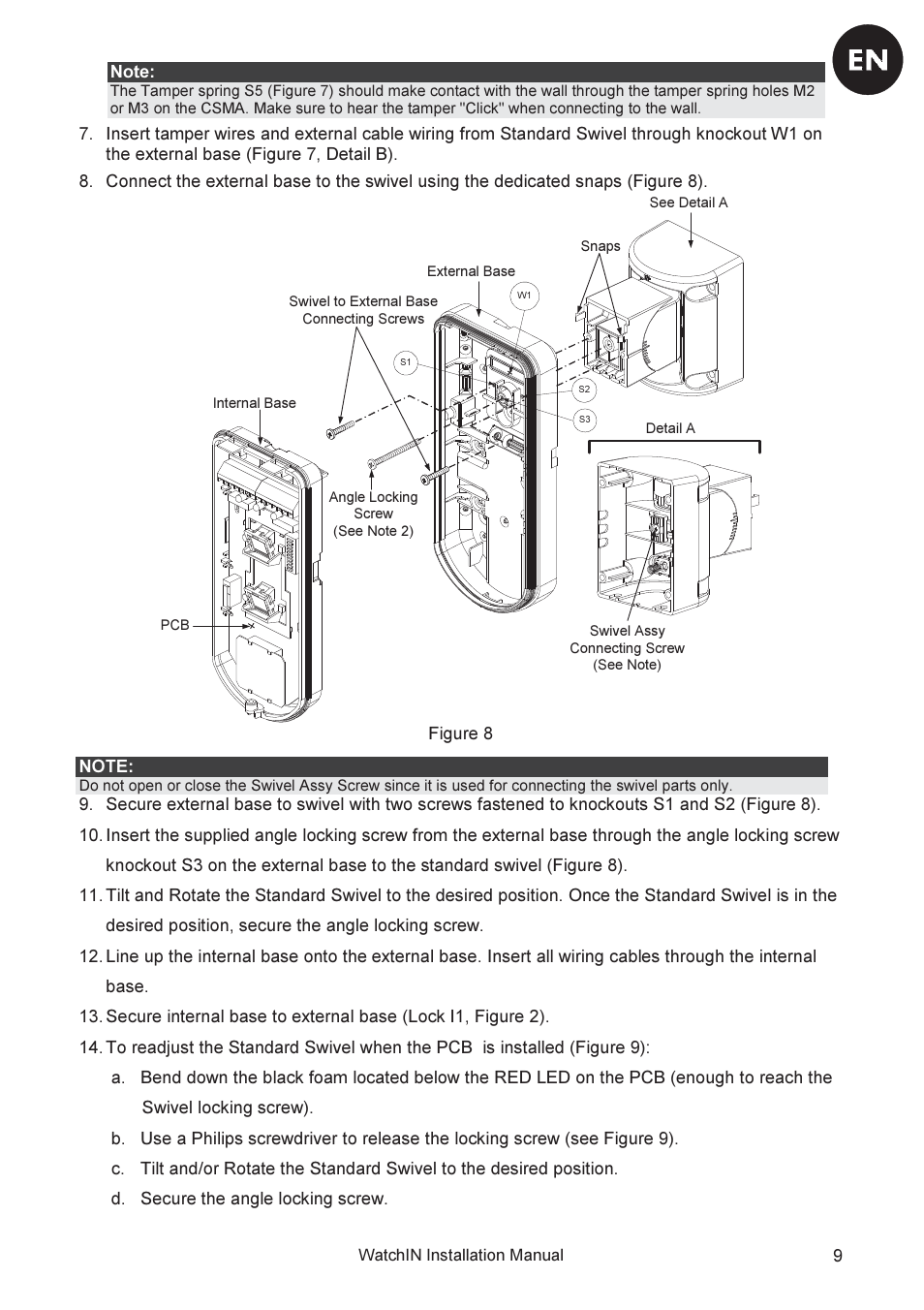 RISCO Group WatchIN Industrial Grade 3 Detector User Manual | Page 11 / 64