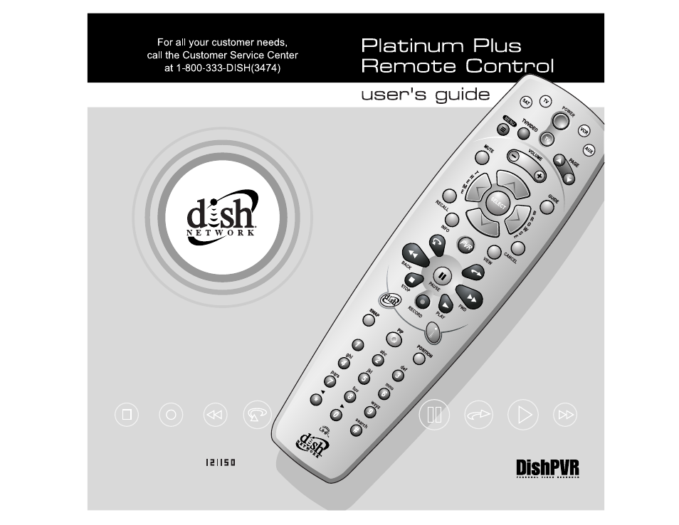 Dish Network Platinum Plus 121150 User Manual | 44 pages