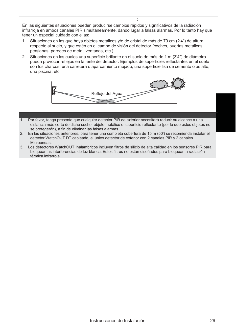 RISCO Group WatchOUT PIR Outdoor WL X312 User Manual | Page 29 / 76