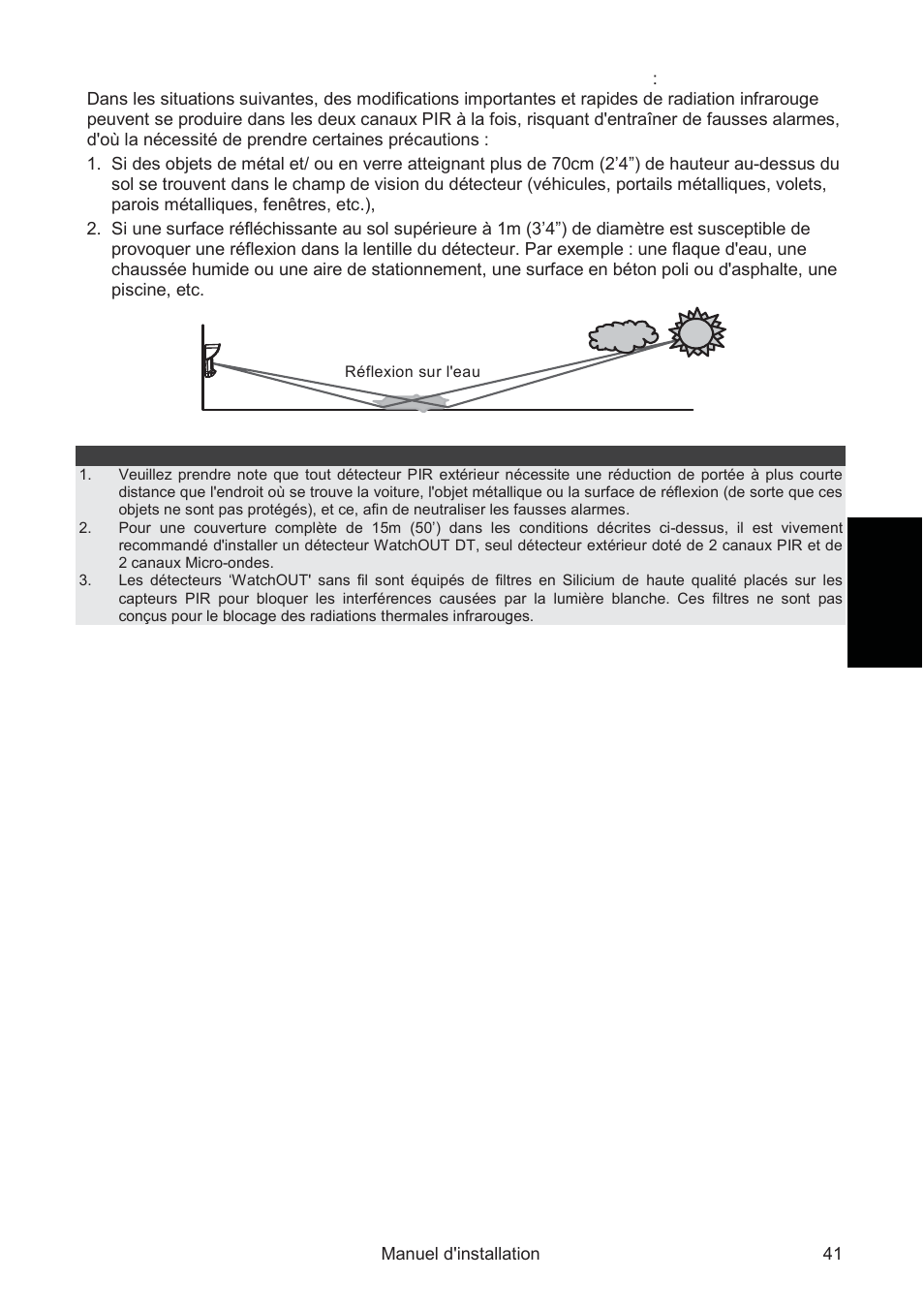 RISCO Group WatchOUT PIR Outdoor WL X312 User Manual | Page 41 / 76
