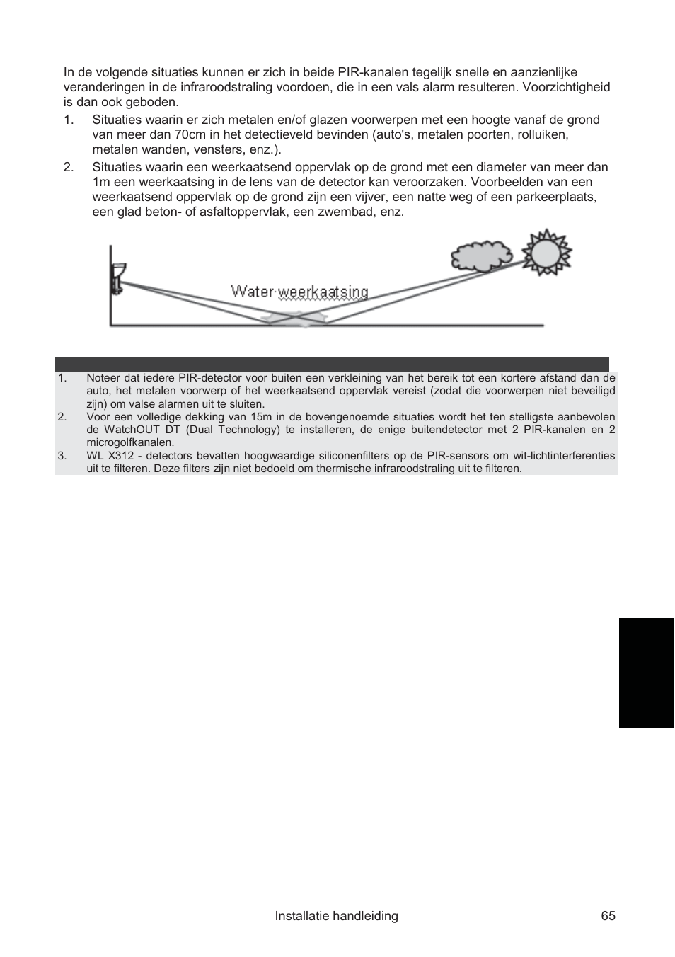 RISCO Group WatchOUT PIR Outdoor WL X312 User Manual | Page 65 / 76