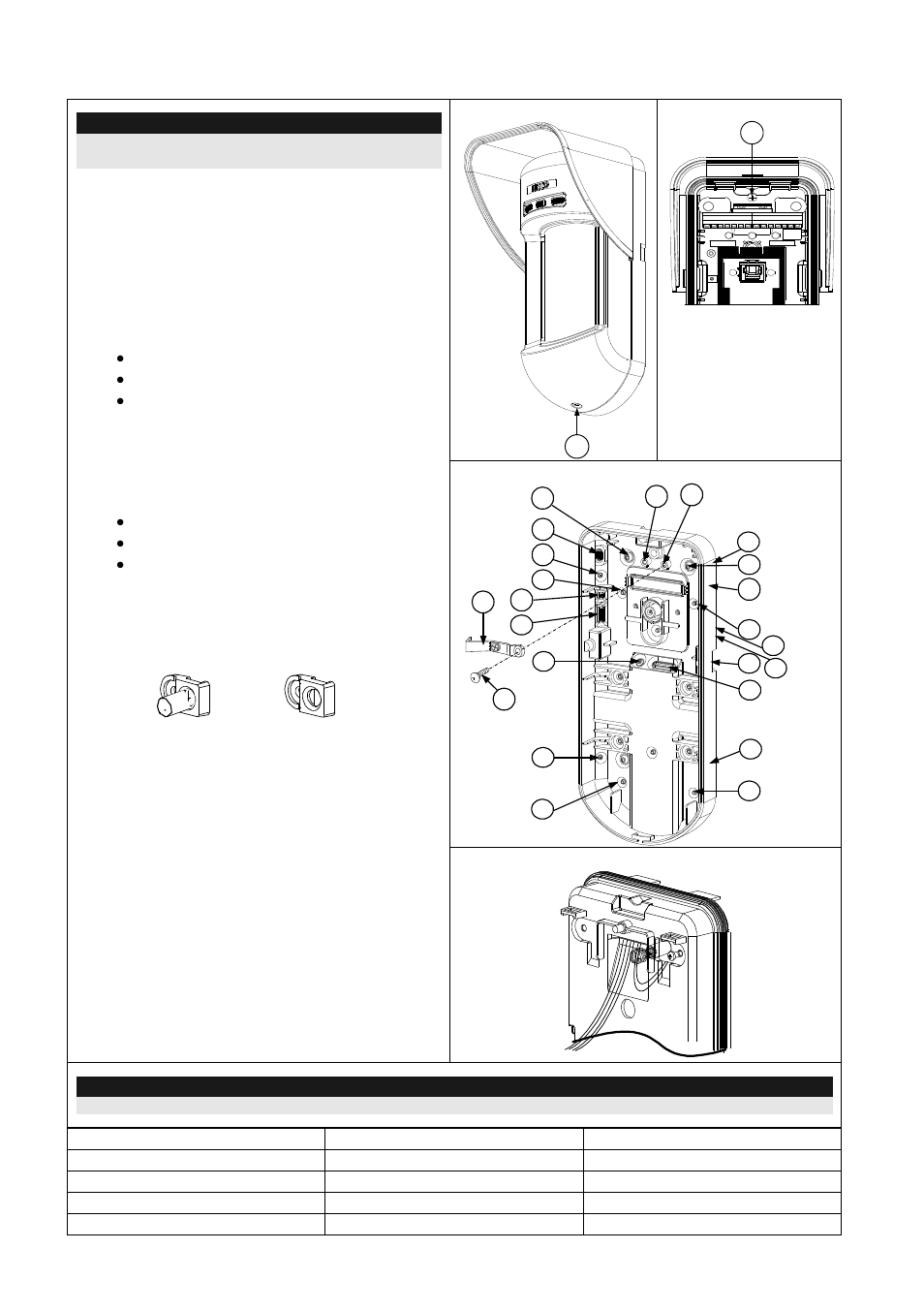 Wall mount installation, Flat mounting, 45° angle mounting (left side mounting) | RISCO Group Wireless WatchOUT PIR 312PR User Manual | Page 6 / 88