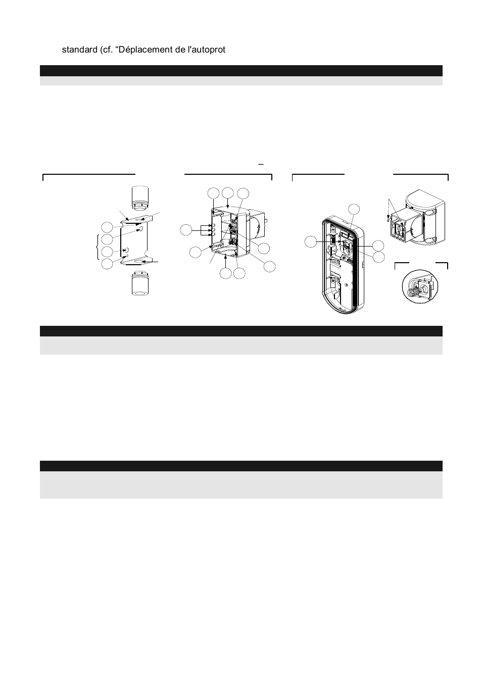 Installation murale, Montage du conduit du pivot | RISCO Group Wireless WatchOUT PIR 312PR User Manual | Page 60 / 88