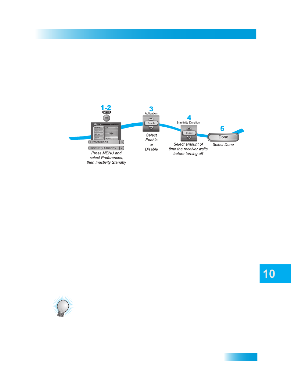 Nactivity, Tandby | Dish Network Duo ViP 222 User Manual | Page 91 / 152