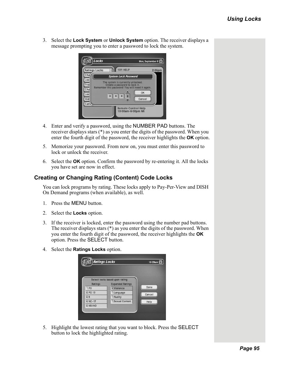 Dish Network DuoDVR 625 User Manual | Page 100 / 179
