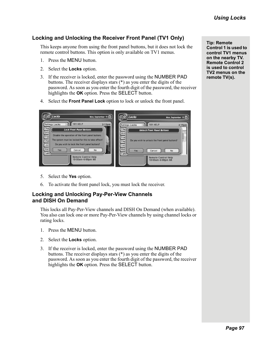 Dish Network DuoDVR 625 User Manual | Page 102 / 179