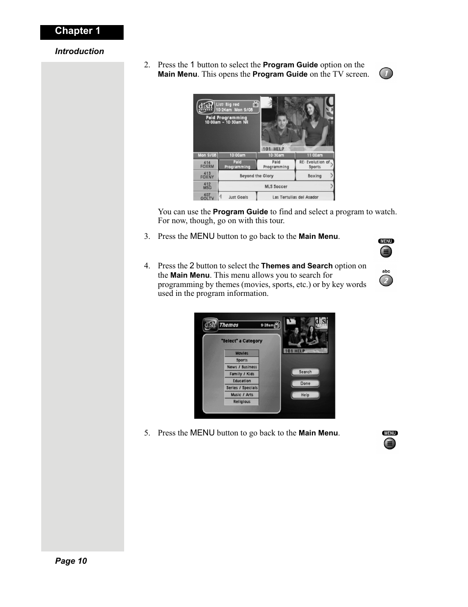 Chapter 1 | Dish Network DuoDVR 625 User Manual | Page 15 / 179