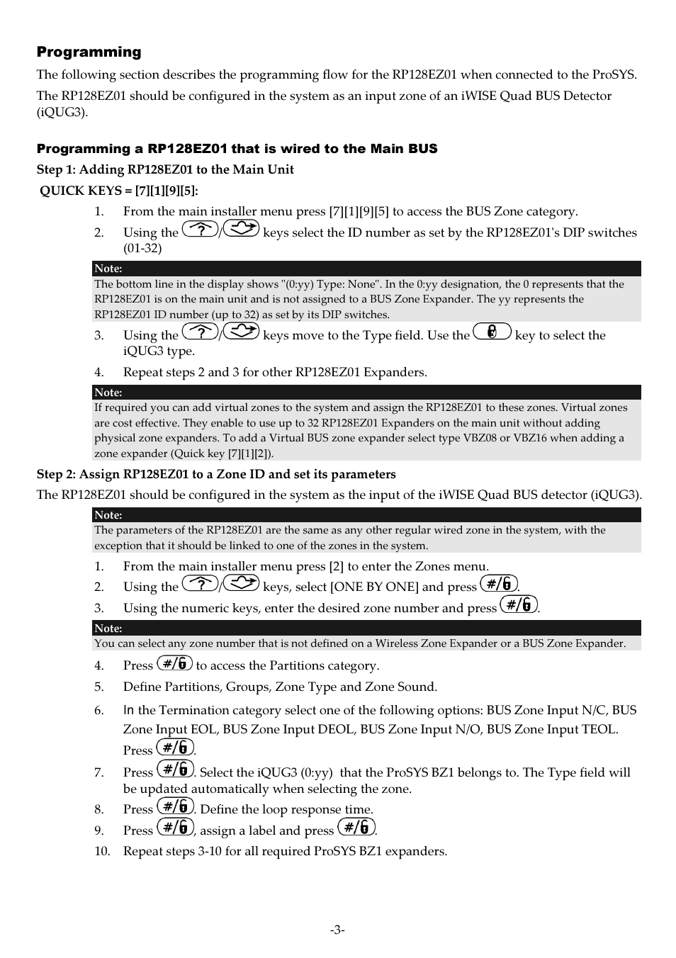 RISCO Group RP128EZ01 User Manual | Page 3 / 4