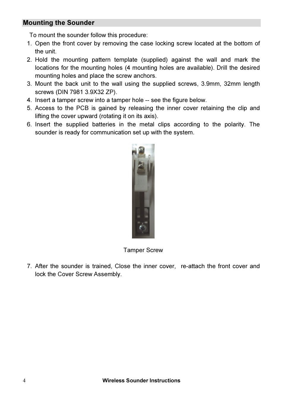 RISCO Group WL RWS401 User Manual | Page 4 / 12