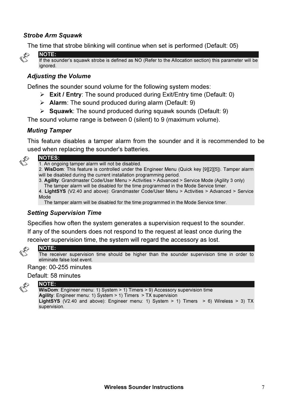 RISCO Group WL RWS401 User Manual | Page 7 / 12