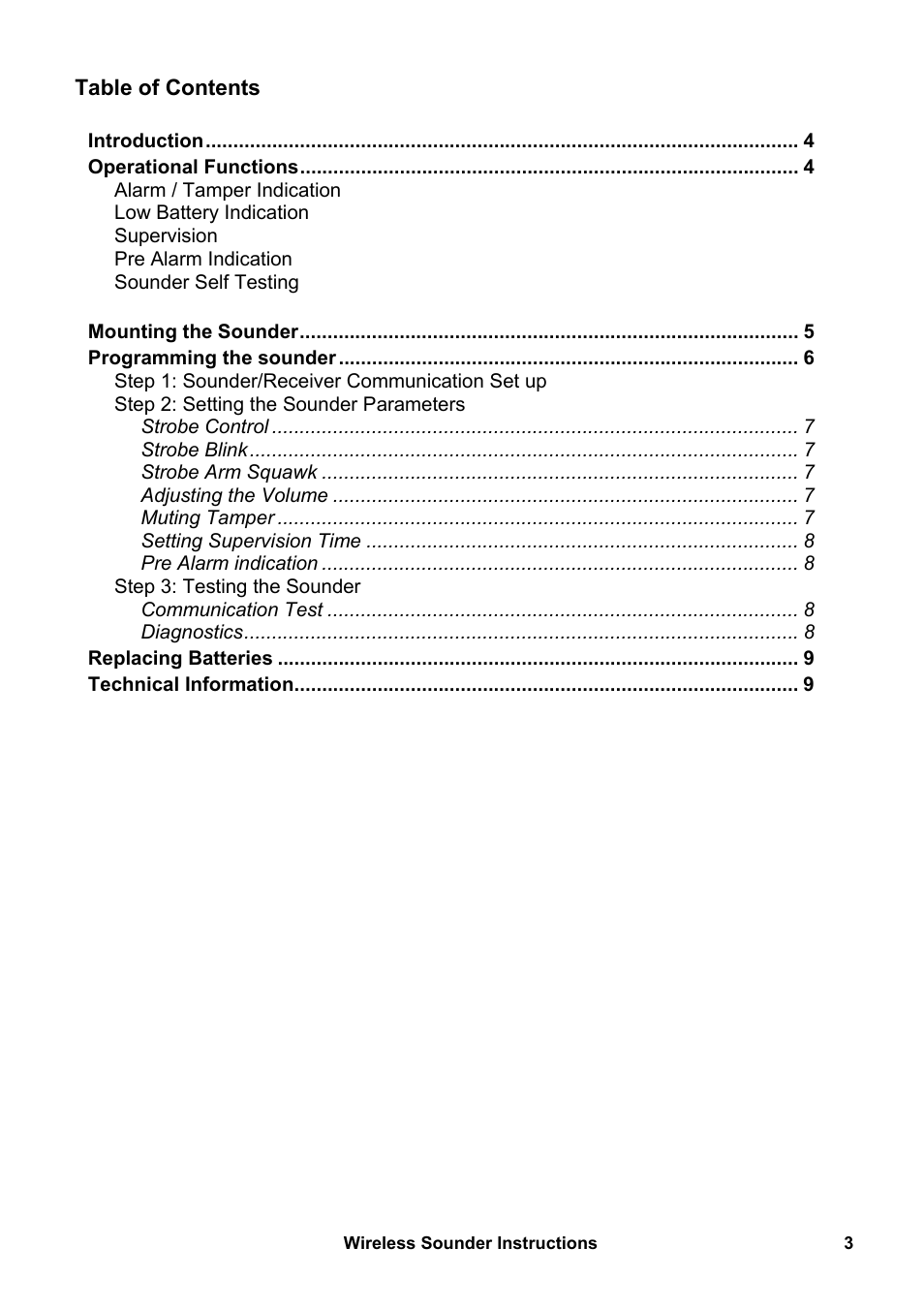 RISCO Group WL S50 User Manual | Page 3 / 12