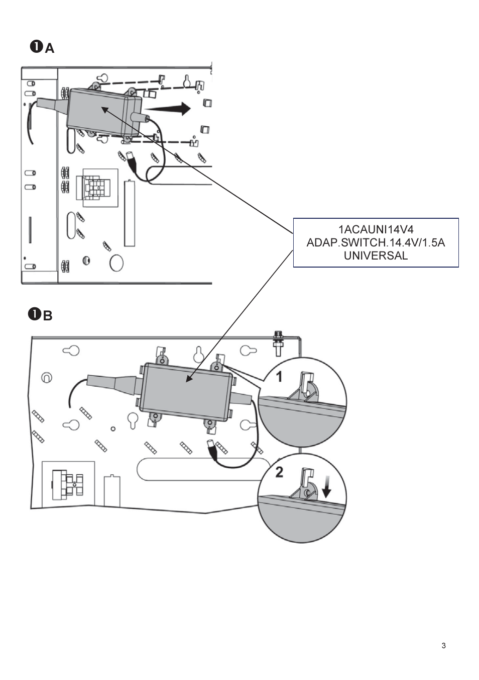 RISCO Group 432BM Metal Enclosure User Manual | Page 3 / 8