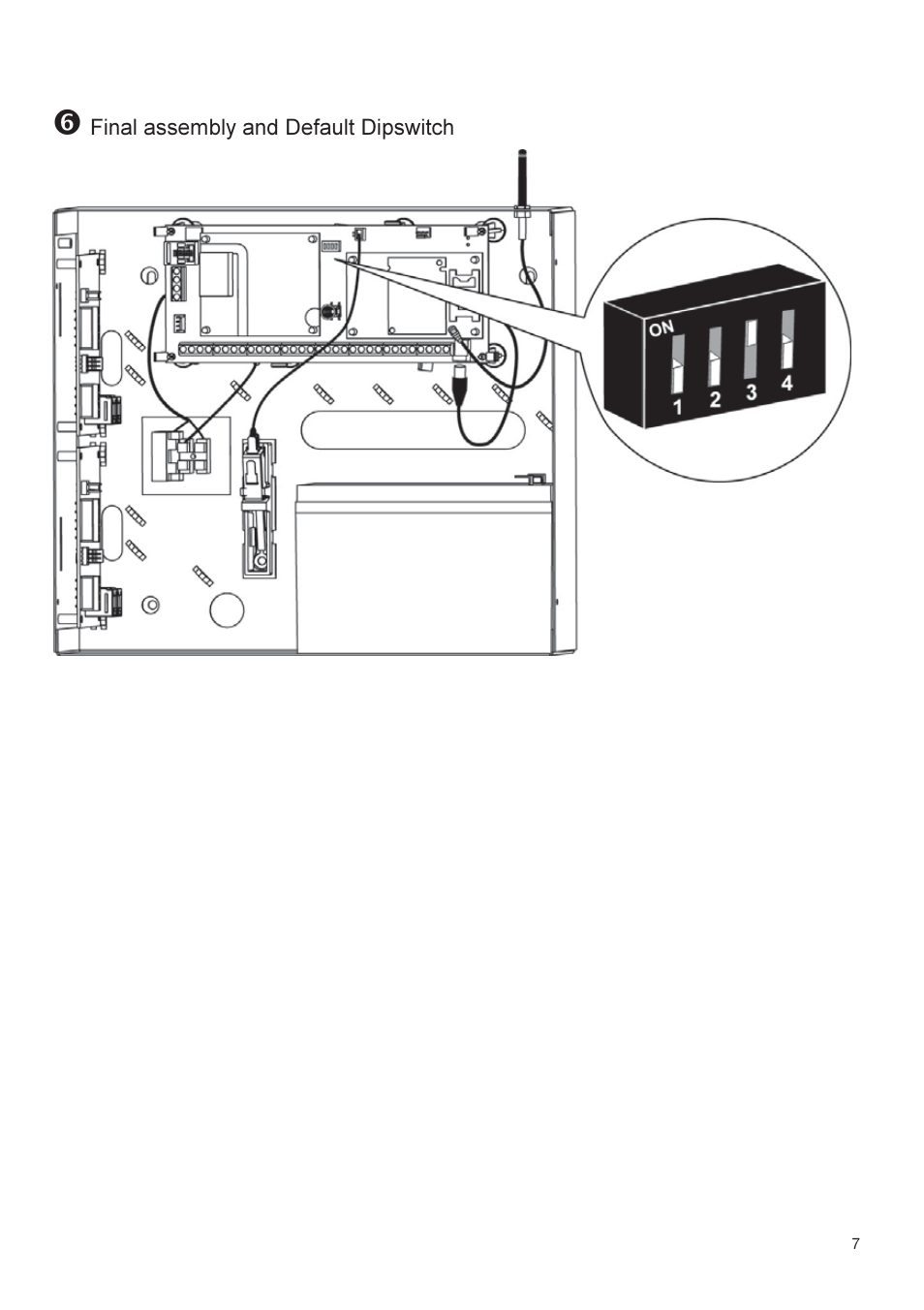 RISCO Group 432BM Metal Enclosure User Manual | Page 7 / 8