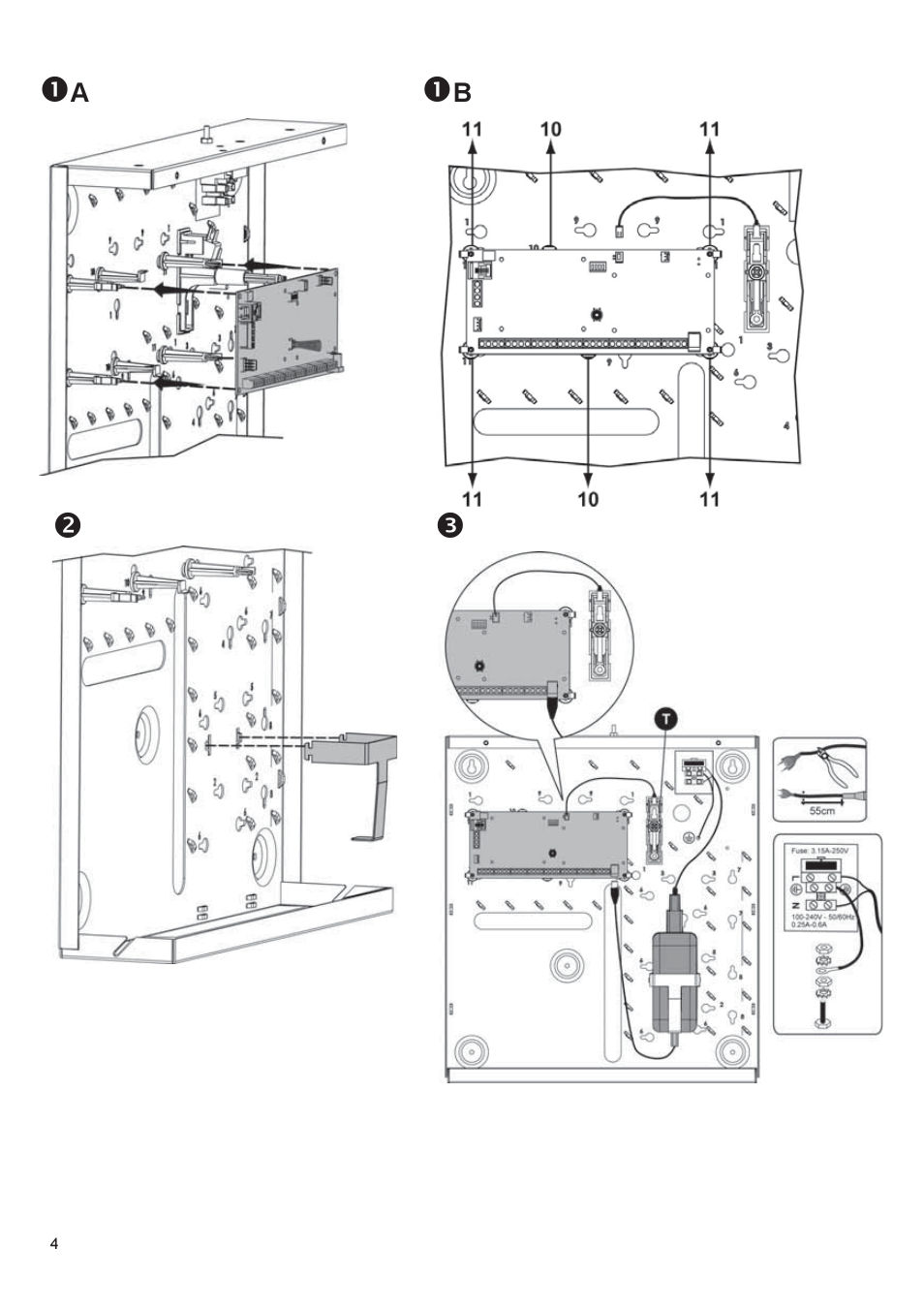 RISCO Group 432BM1 Metal Enclosure User Manual | Page 4 / 8