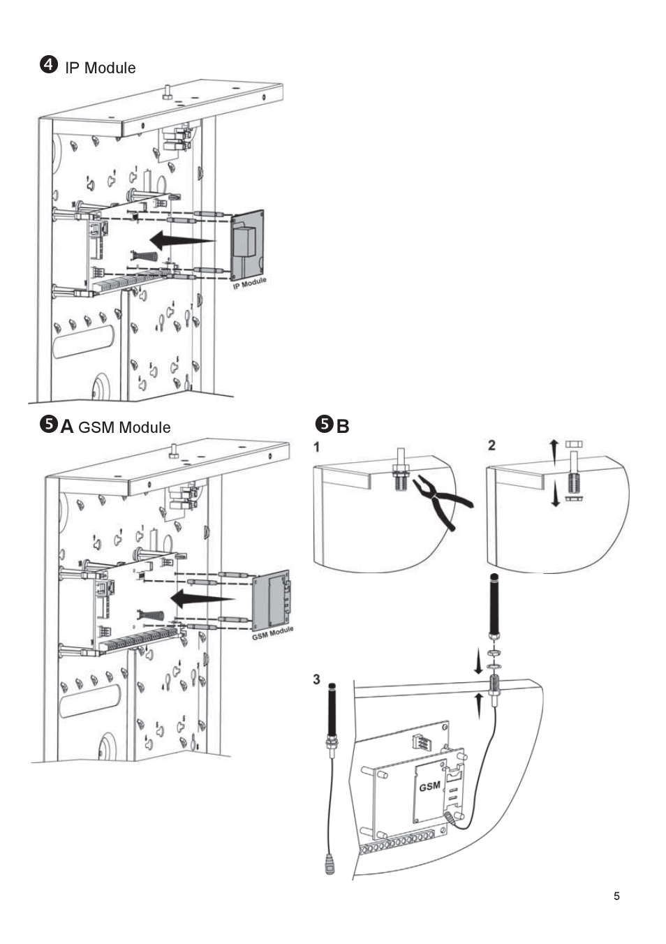 RISCO Group 432BM1 Metal Enclosure User Manual | Page 5 / 8