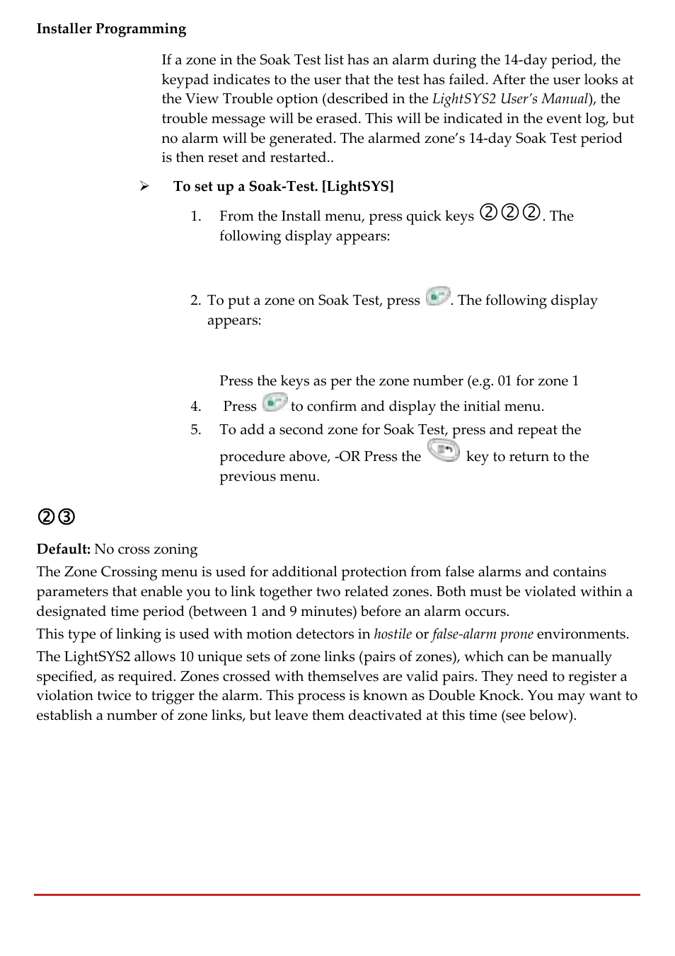 RISCO Group LightSYS 2 User Manual | Page 122 / 256