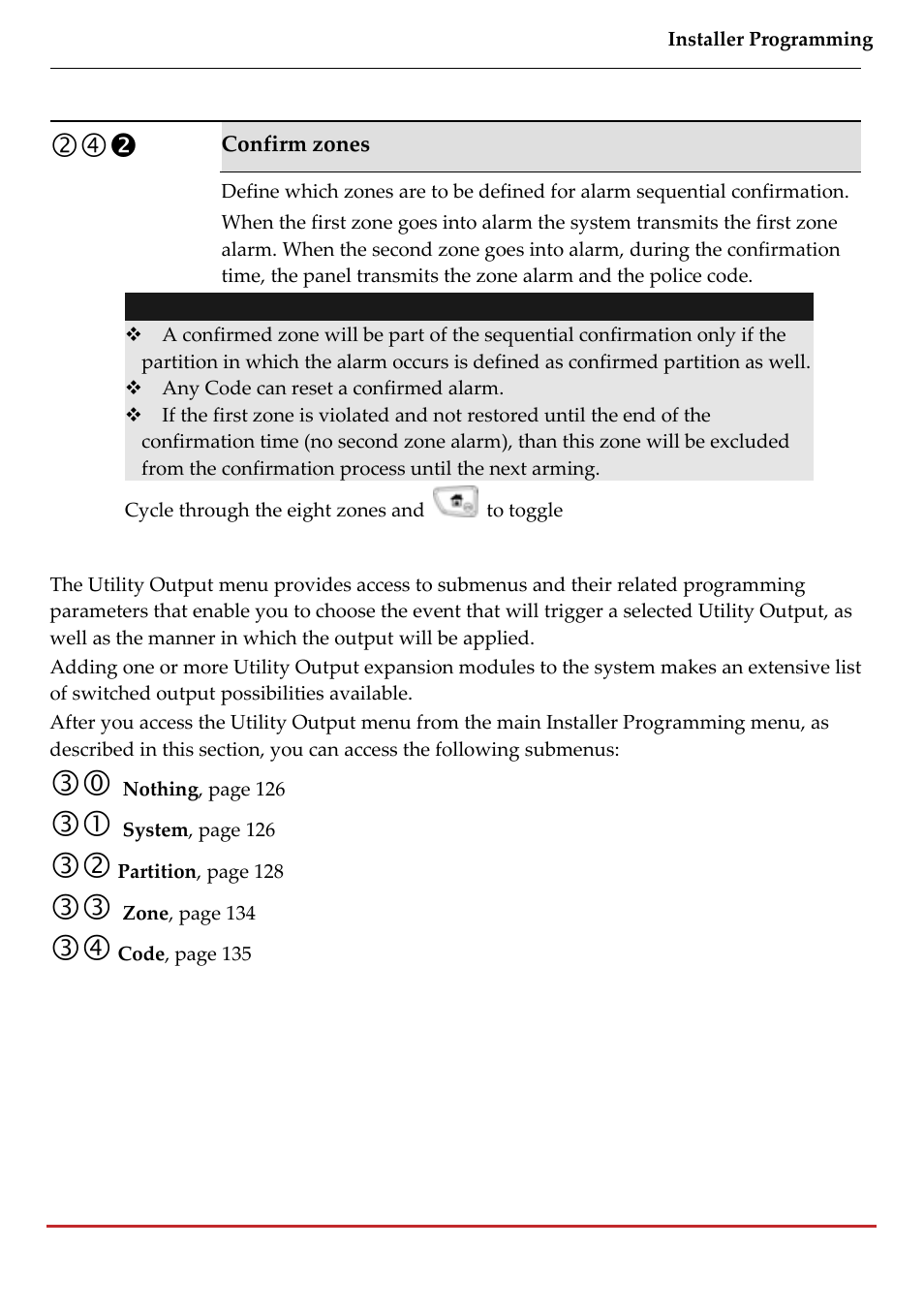 RISCO Group LightSYS 2 User Manual | Page 125 / 256