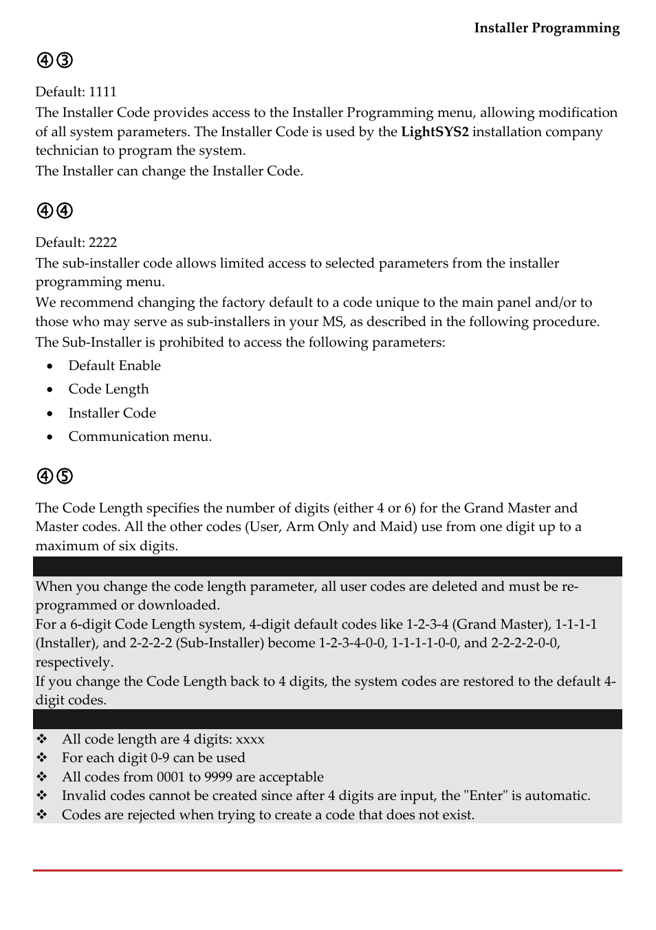 RISCO Group LightSYS 2 User Manual | Page 141 / 256