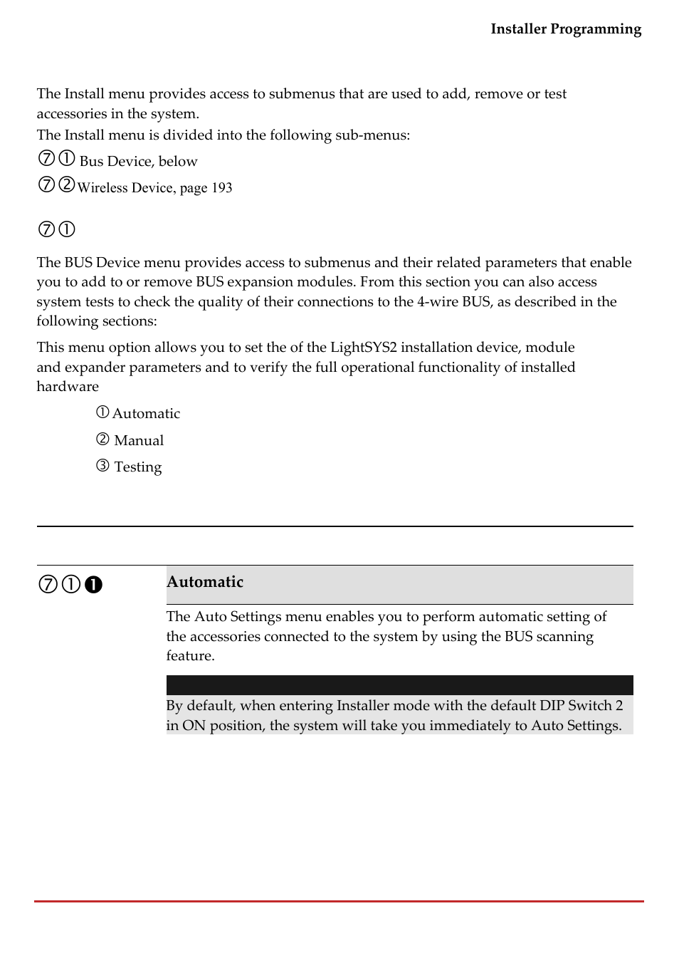 RISCO Group LightSYS 2 User Manual | Page 179 / 256