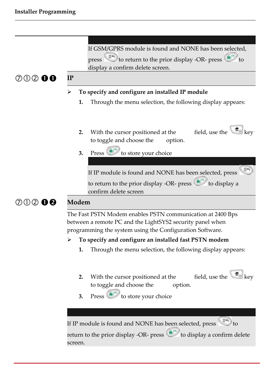 RISCO Group LightSYS 2 User Manual | Page 190 / 256