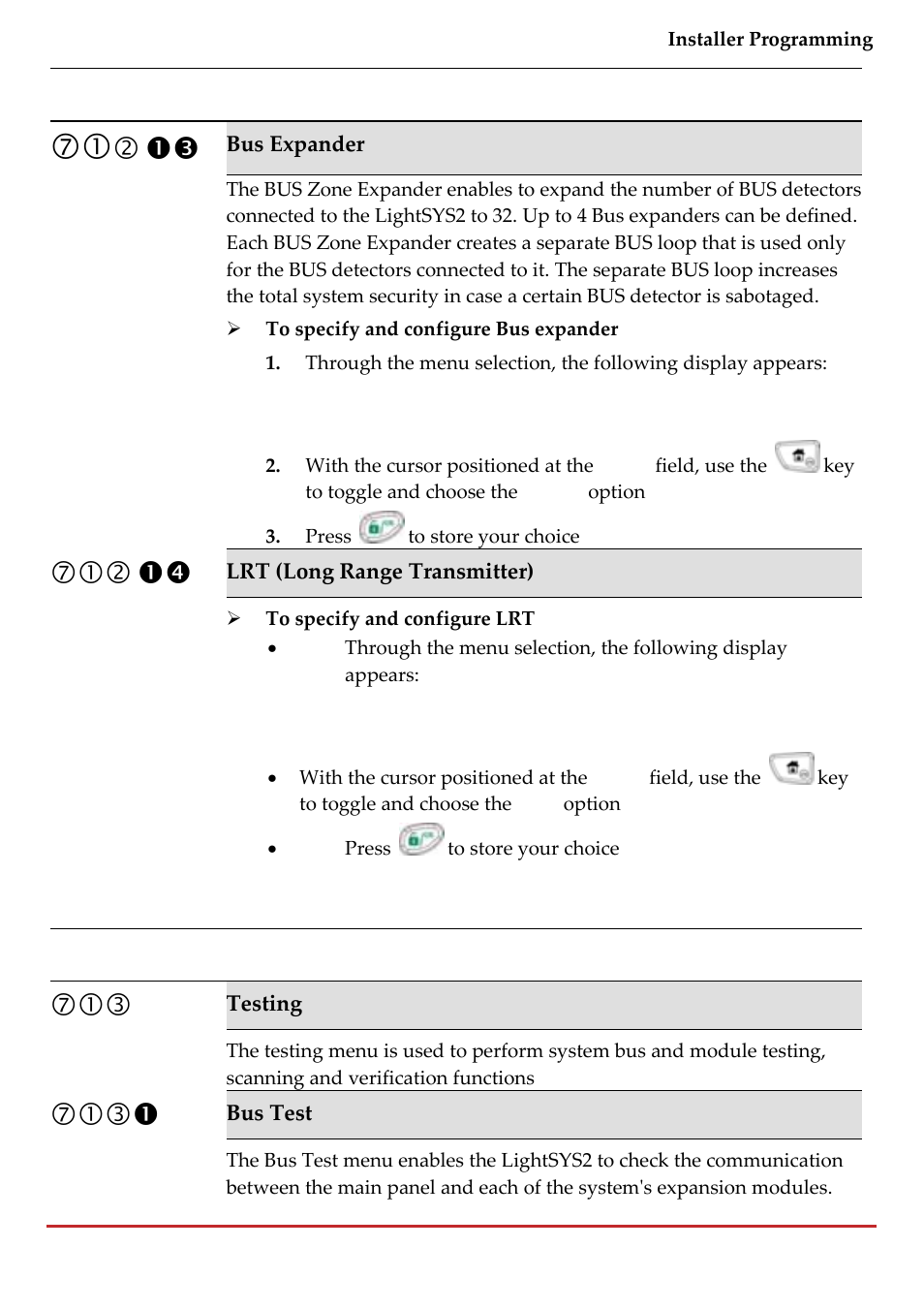 RISCO Group LightSYS 2 User Manual | Page 191 / 256