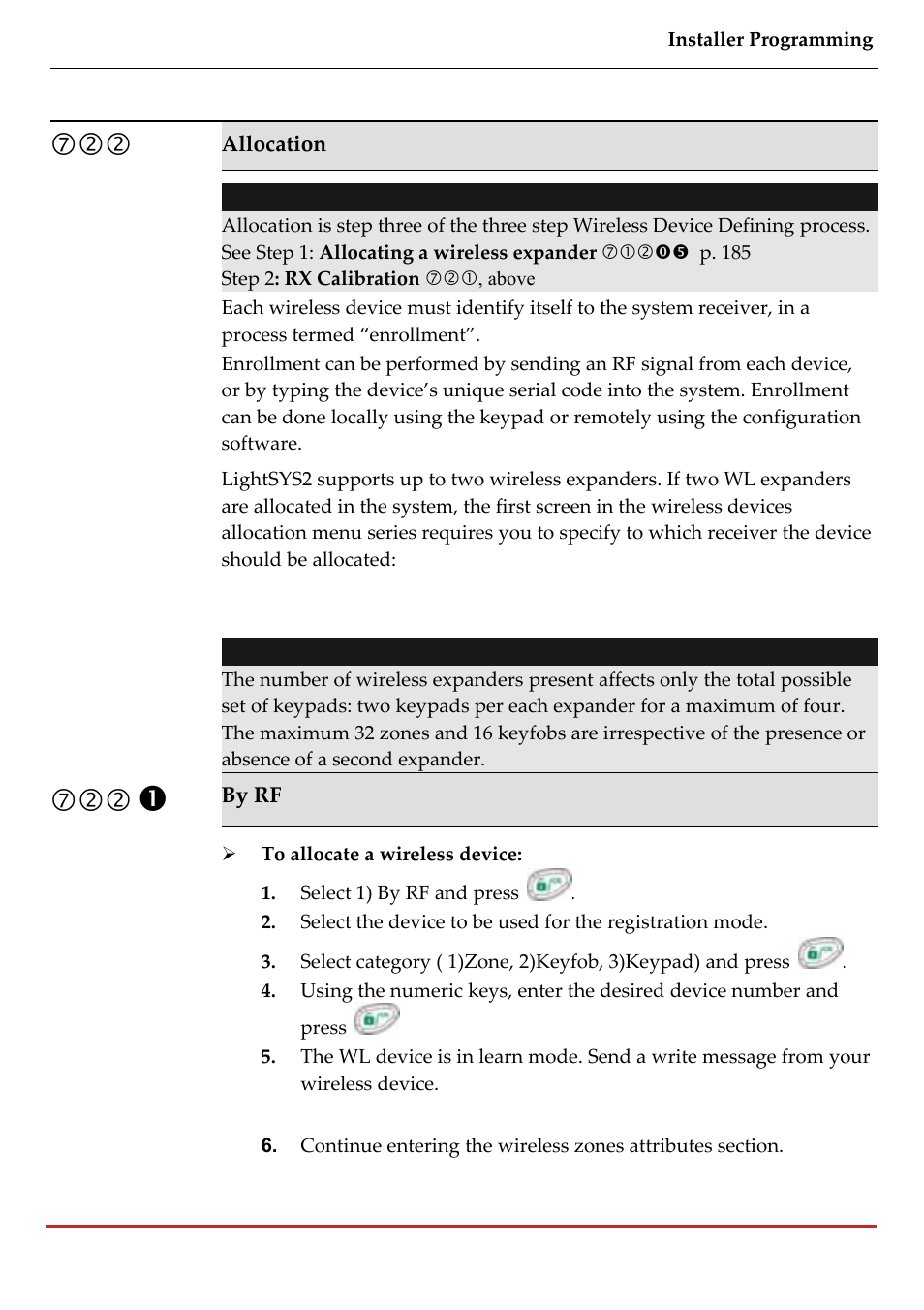 RISCO Group LightSYS 2 User Manual | Page 195 / 256