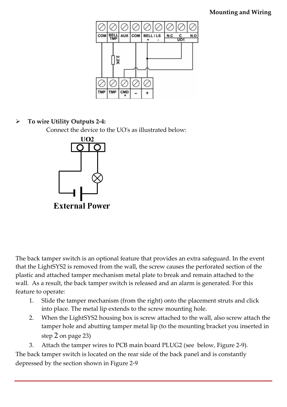 RISCO Group LightSYS 2 User Manual | Page 31 / 256