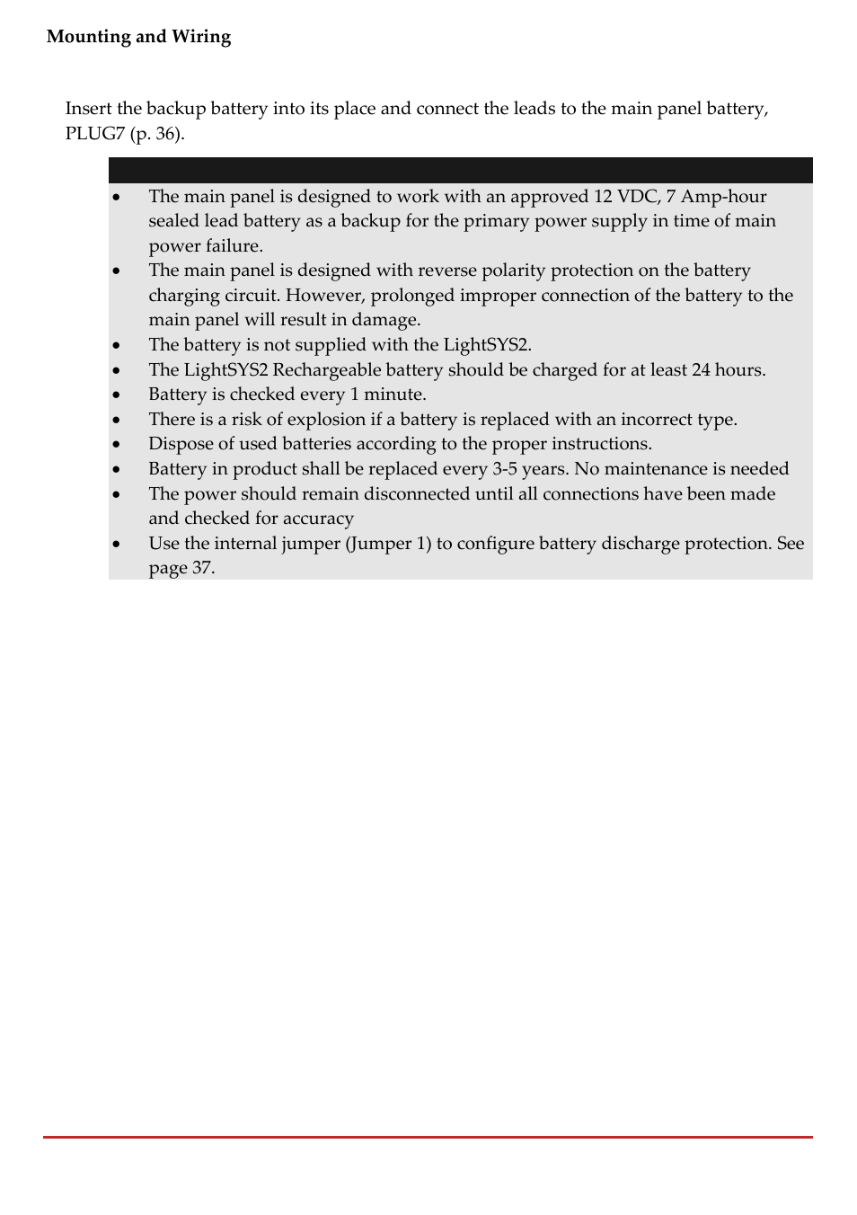 RISCO Group LightSYS 2 User Manual | Page 38 / 256