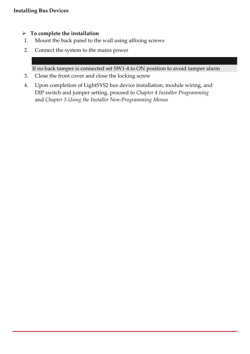 RISCO Group LightSYS 2 User Manual | Page 58 / 256