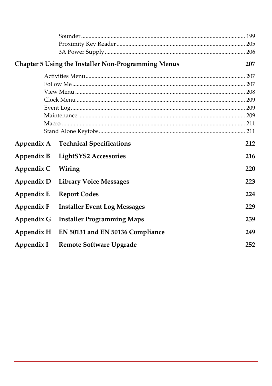 RISCO Group LightSYS 2 User Manual | Page 7 / 256