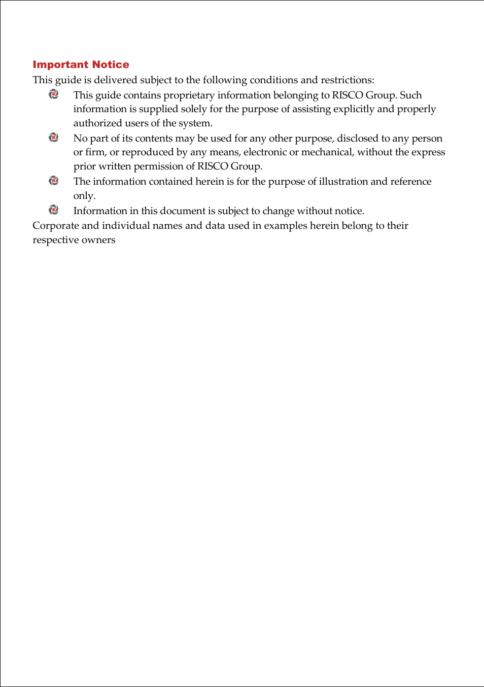 RISCO Group LightSYS User Manual | Page 50 / 52