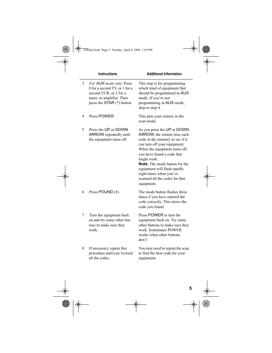 4 press power, 6 press pound (#) | Dish Network DVR 942 User Manual | Page 15 / 34