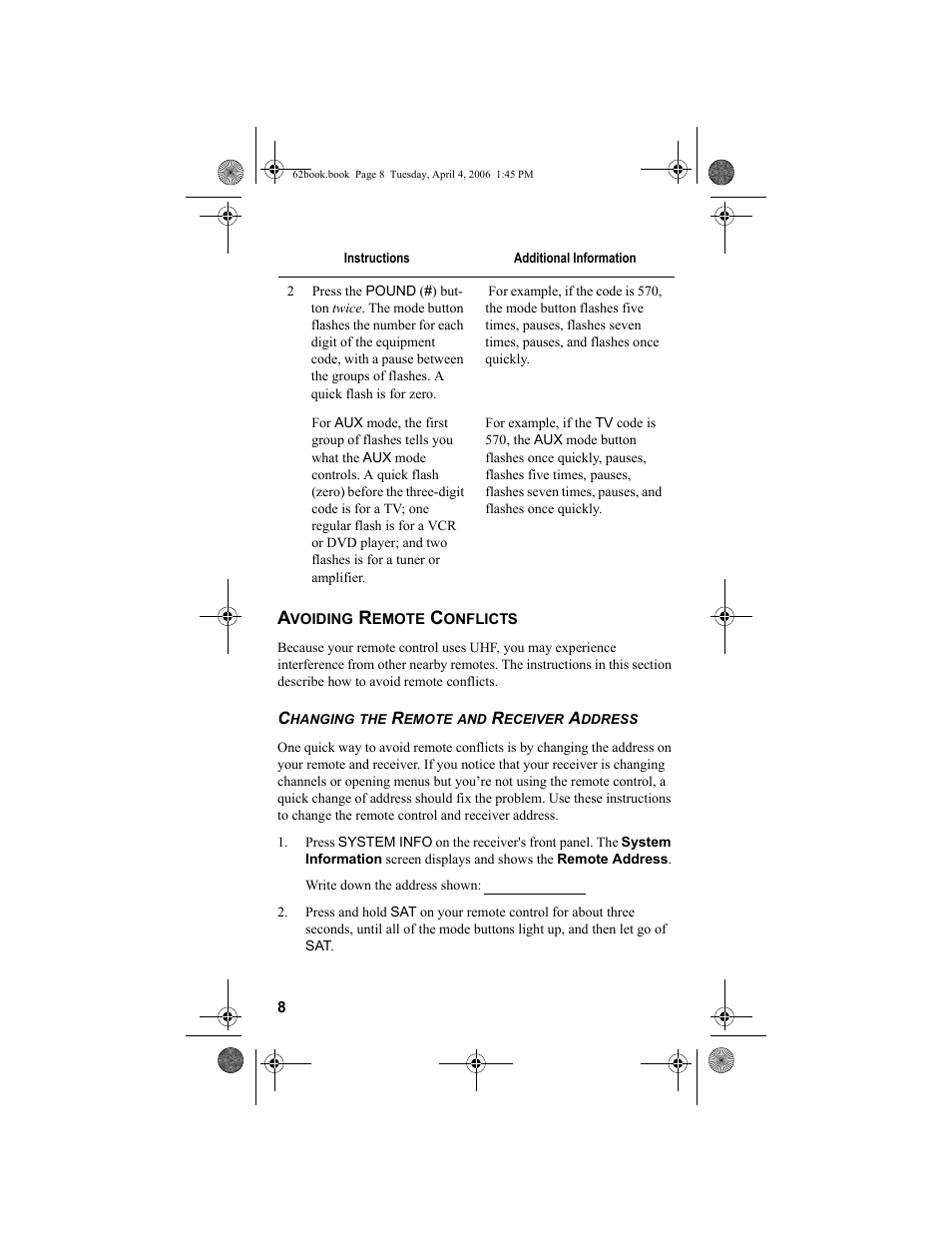 Avoiding remote conflicts | Dish Network DVR 942 User Manual | Page 18 / 34