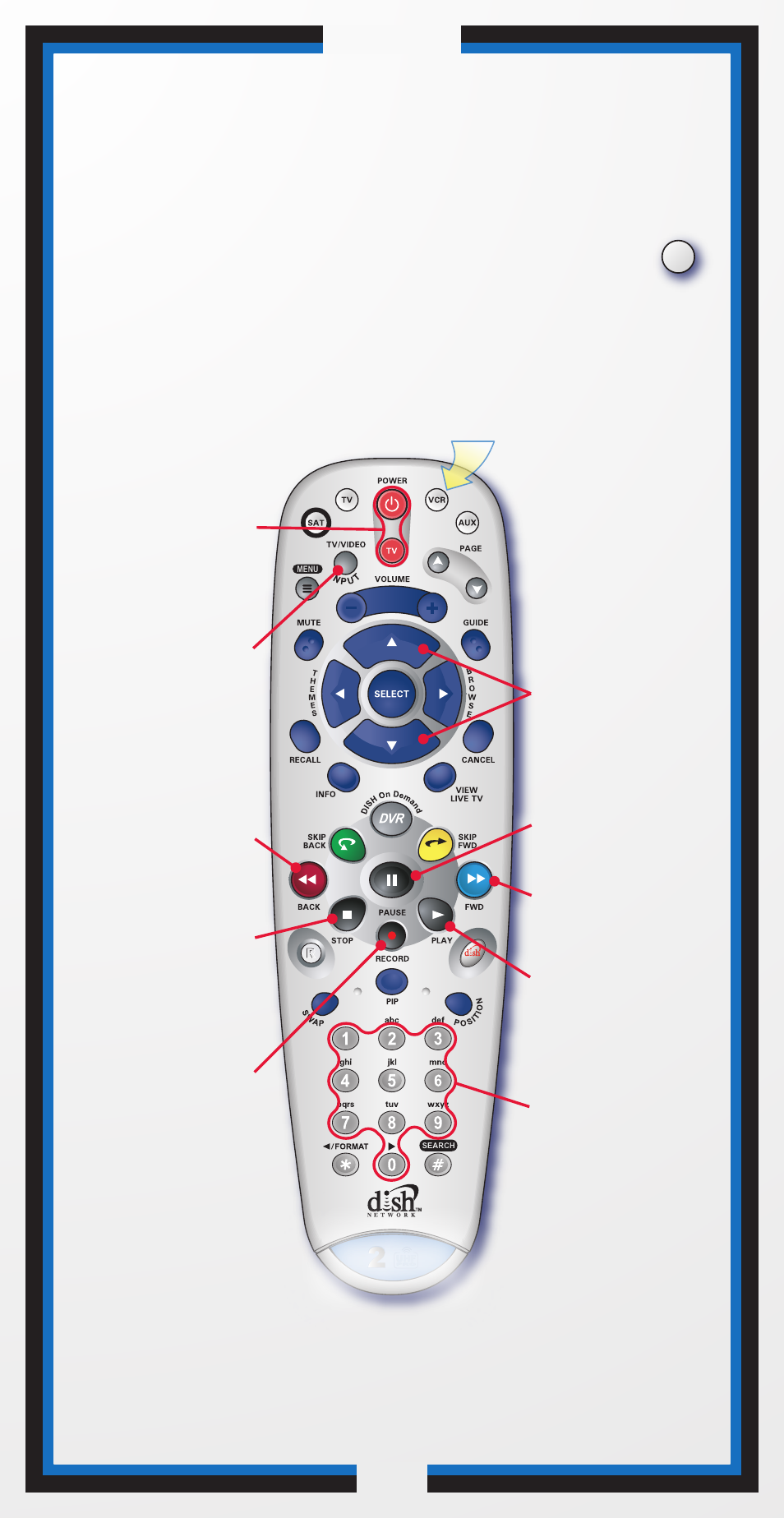 Remote operation vcr mode | Dish Network 6.3 User Manual | Page 10 / 39