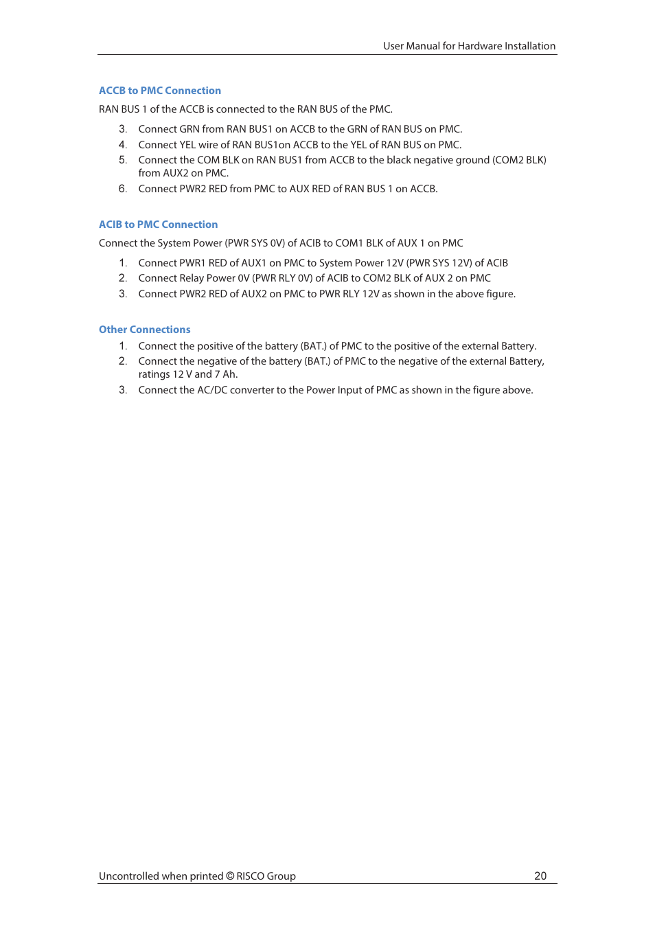 RISCO Group axesplus® User Manual | Page 21 / 65